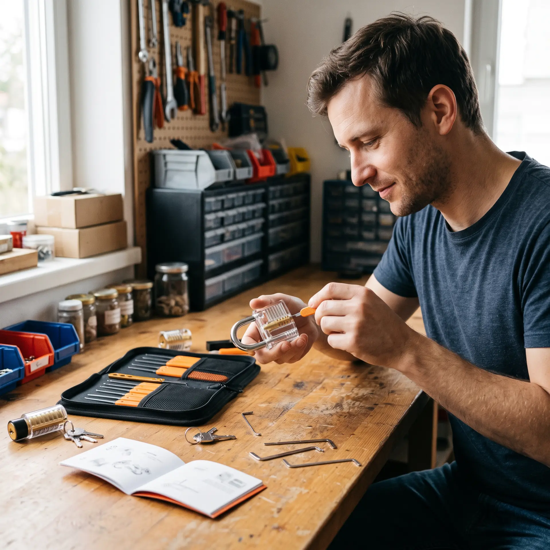PickCraft Workshop Kit at an adult hobbyist’s desk